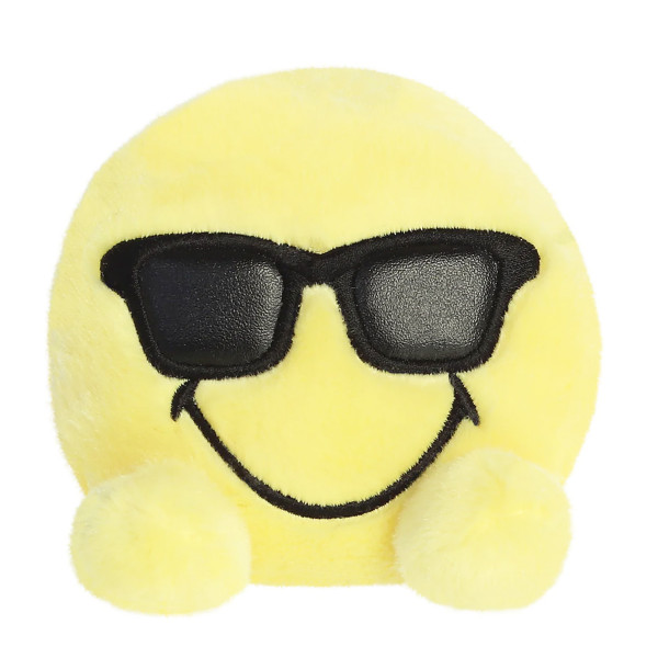 Plüsch Smiley Shades mit Sonnenbrille, gelb-schwarz, Palm Pals, 13cm, Aurora World