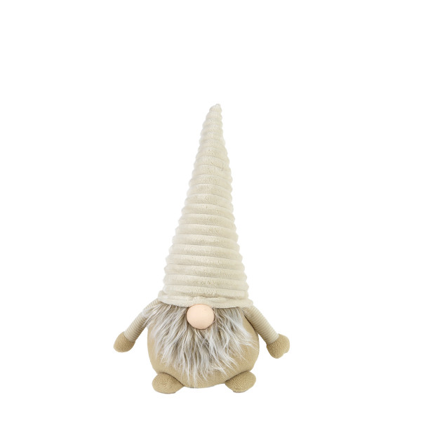 Deko Wichtel, Weihnachtswichtel beige, 28cm