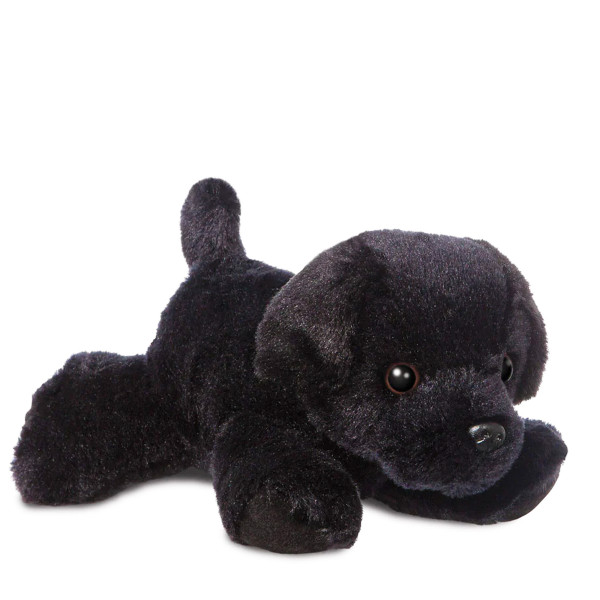 Plüsch Hund, Labrador schwarz, Mini Flopsies, 20cm, Aurora World