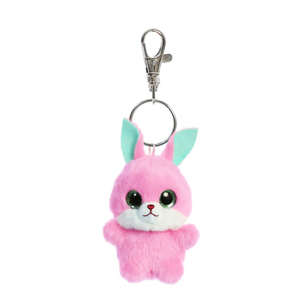 Plüsch Schlüsselanhänger Hase Betty , YooHoo, pink-weiß, 9cm, Aurora World