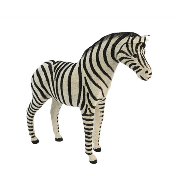Jute Zebra stehend, 39cm