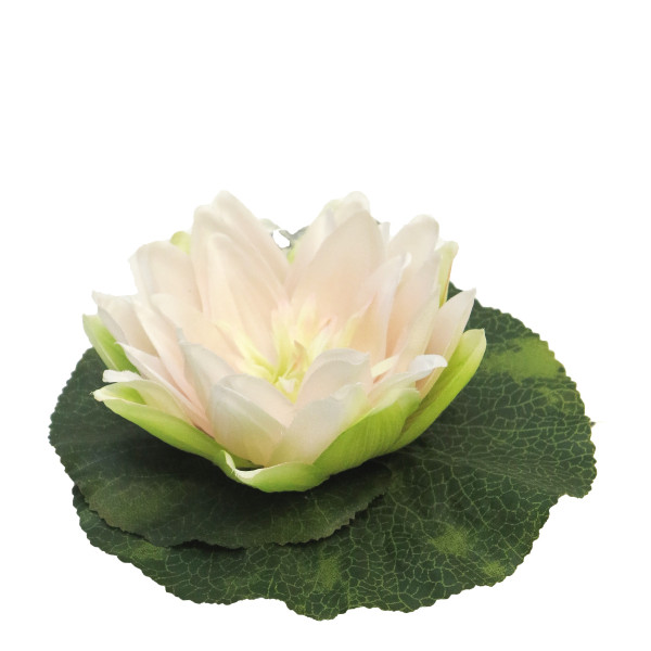 Deko Lotusblüte, Seerose rosa, schwimmend, Ø18cm, Kunststoff