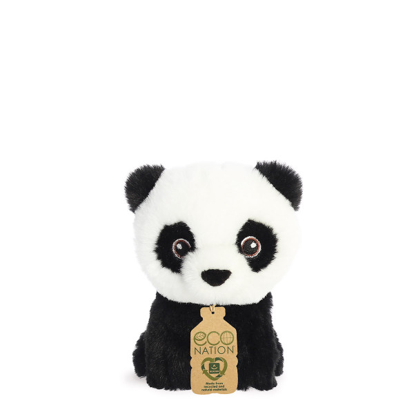 Plüsch Panda, Mini Panda, Eco Nation, 13cm, Aurora World