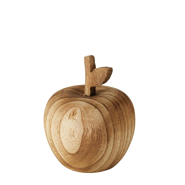 Deko Apfel Harvest, Apfel aus Pappelholz, 10cm, Boltze Home Collections